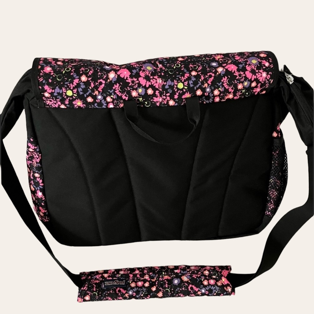 Jansport Messenger Bag Elefunk Core Series Pink Daisy… Gem